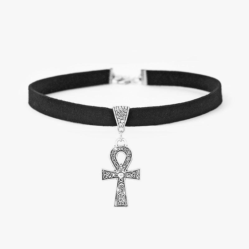 Gothic Cross Choker