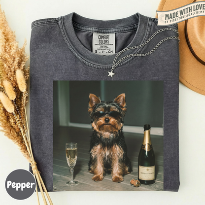 Yorkie Champagne T-Shirt