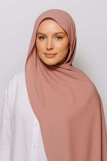Instant Chiffon Hijab | Built-in Magnets