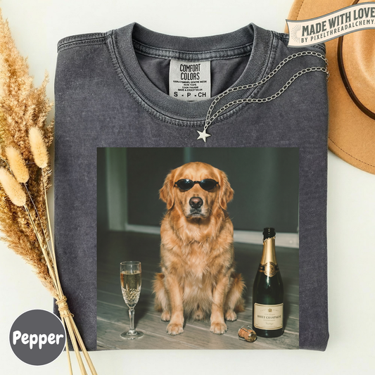 Golden Retriever Champagne T-Shirt