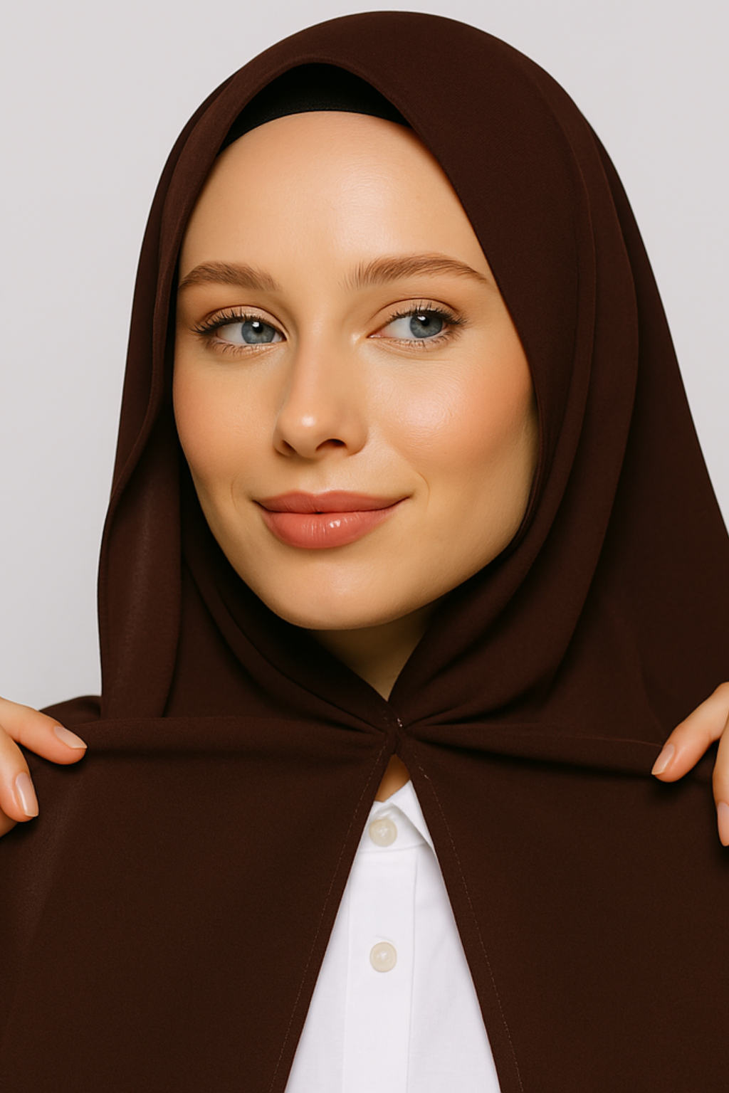 Pre-Sewn Instant Hijab | Built-in Magnets