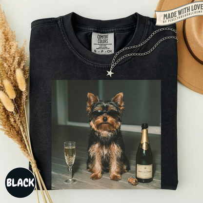 Yorkie Champagne T-Shirt