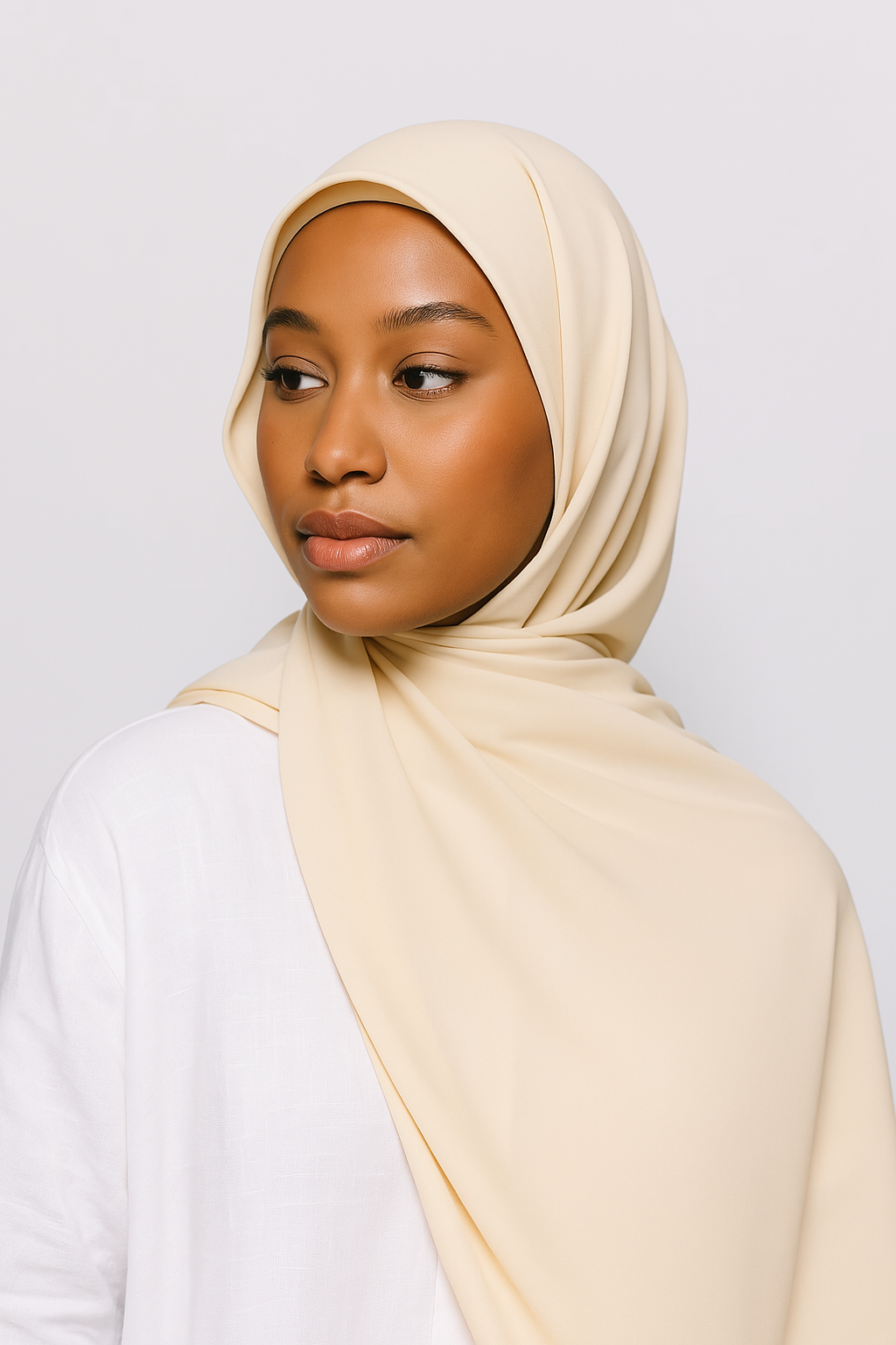 Pre-Sewn Instant Hijab | Built-in Magnets