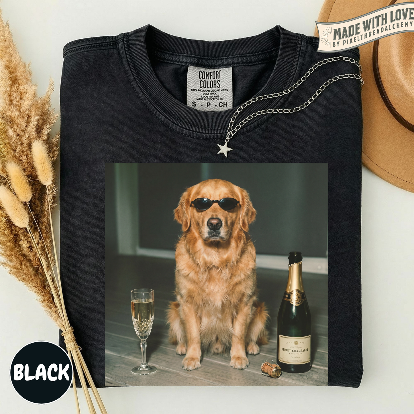 Golden Retriever Champagne T-Shirt