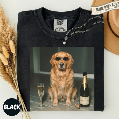 Golden Retriever Champagne T-Shirt
