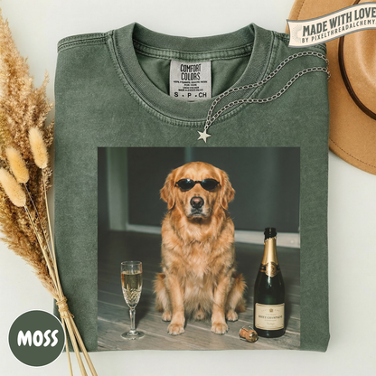 Golden Retriever Champagne T-Shirt