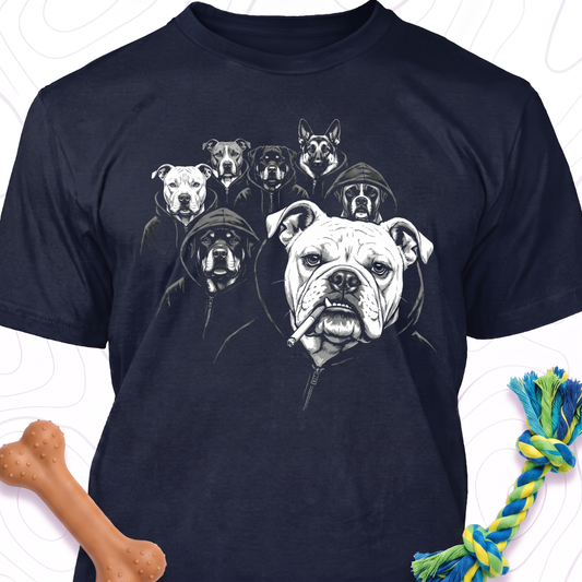 Funny Gangster Dog Shirt, Meme Dogs Graphic Tee, Vintage Dog Lover Shirt,