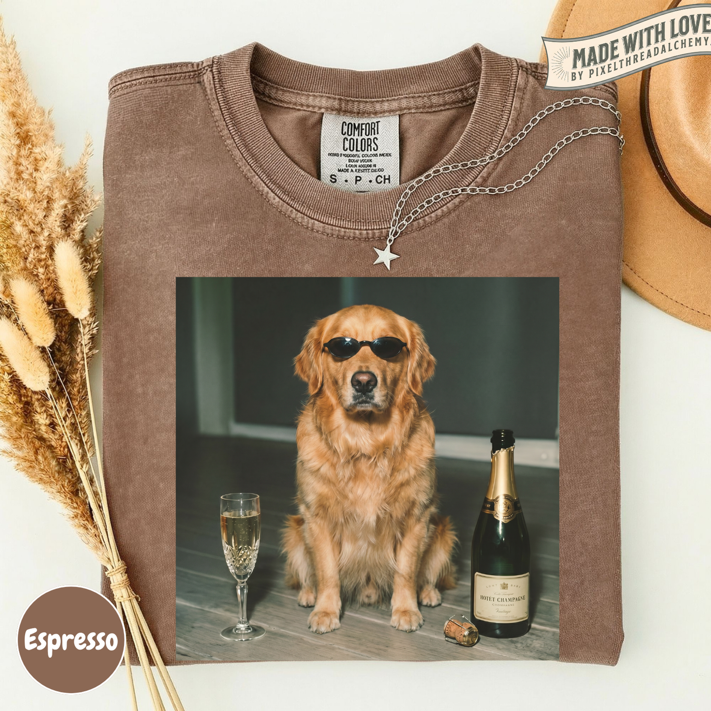 Golden Retriever Champagne T-Shirt