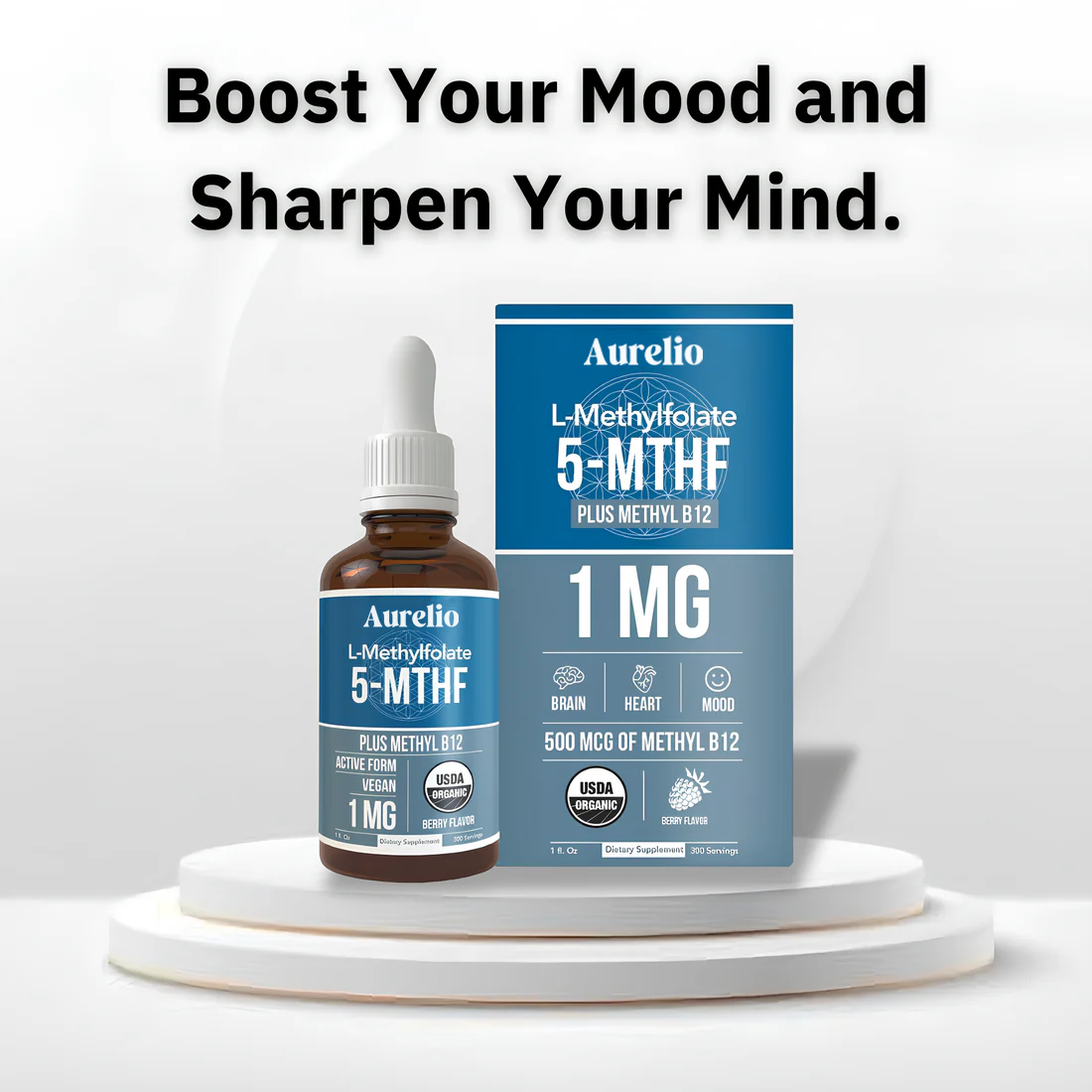 L-Methylfolate + Methyl B12 Drops