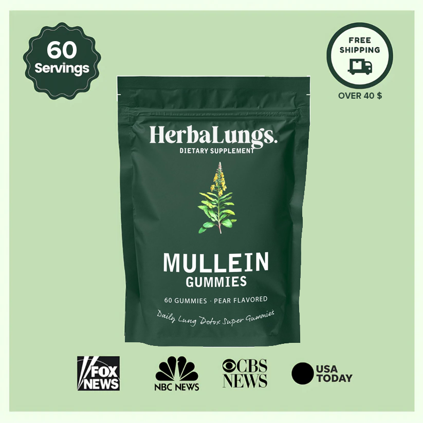 HerbaLungs™ Mullein Gummies