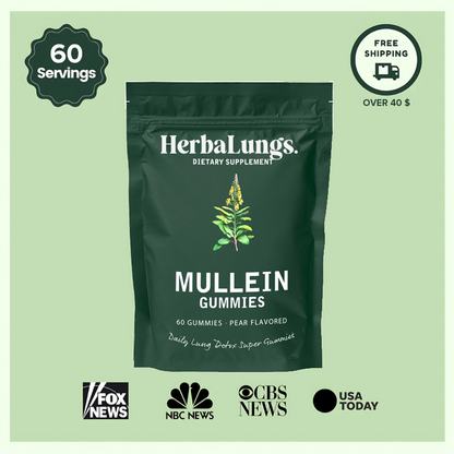 HerbaLungs™ Mullein Gummies