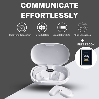 VOMLI™ AI Translator Earbuds