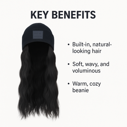 Elvoura™ Beanie Wig Cap