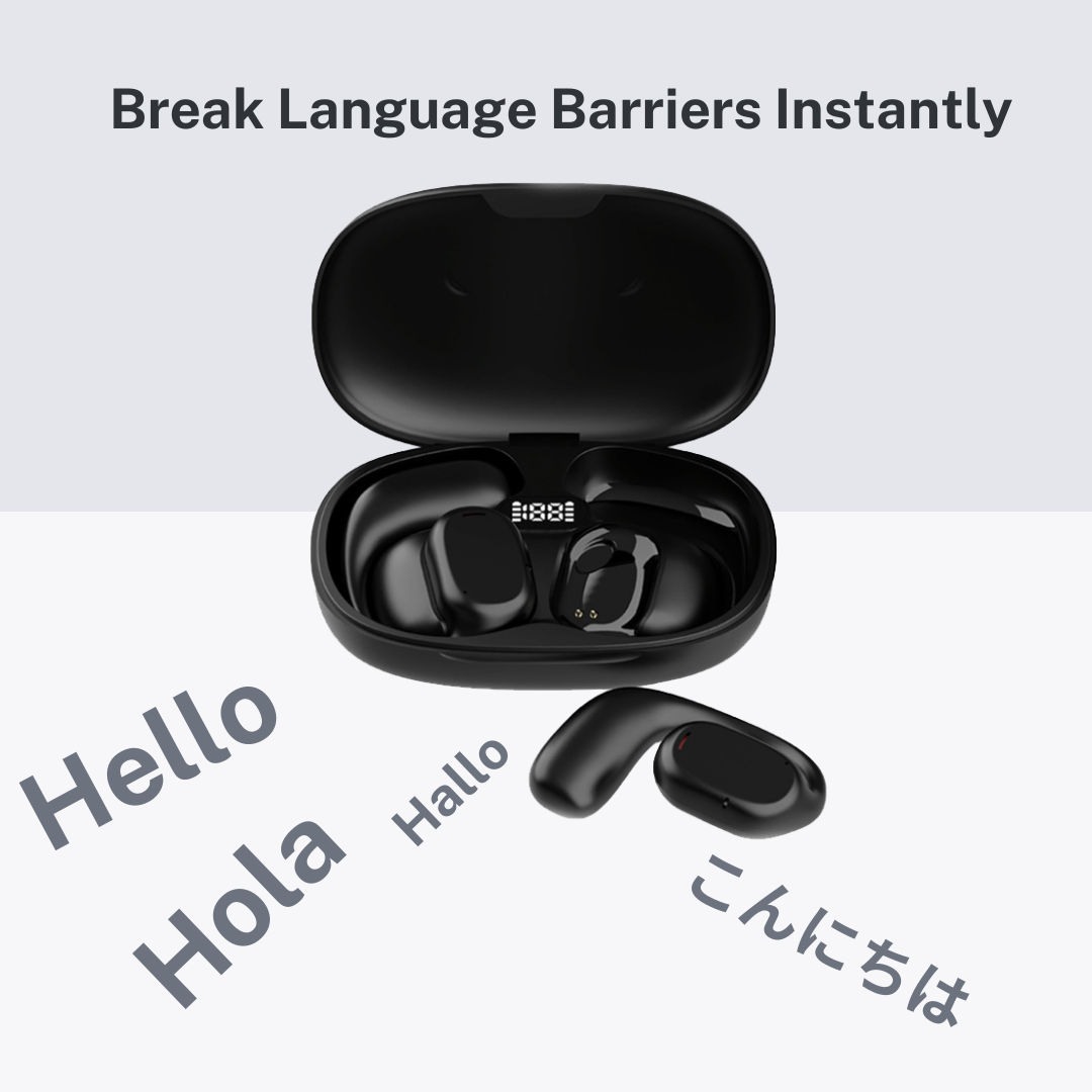 VOMLI™ AI Translator Earbuds