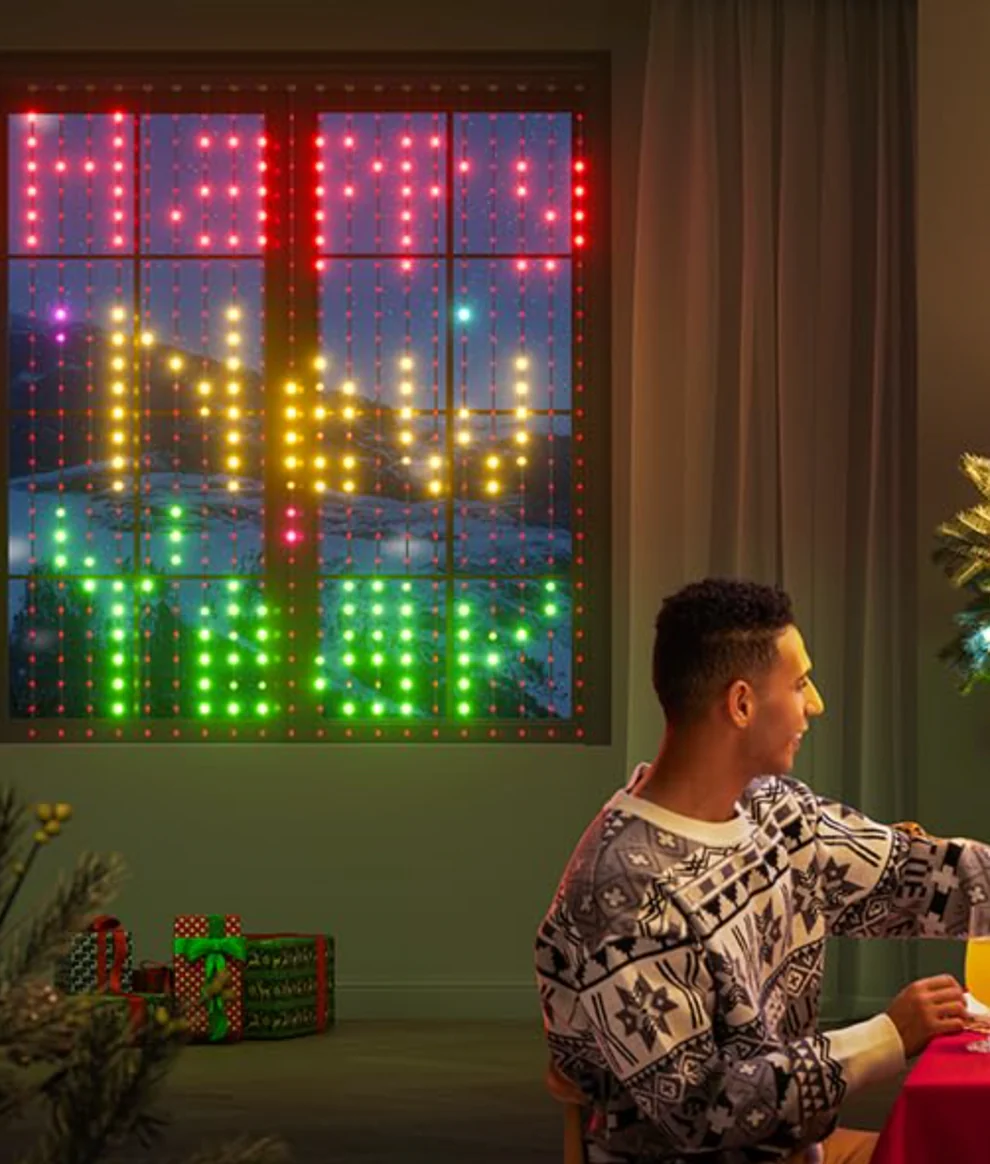 GleamGlowLed Curtain Lights