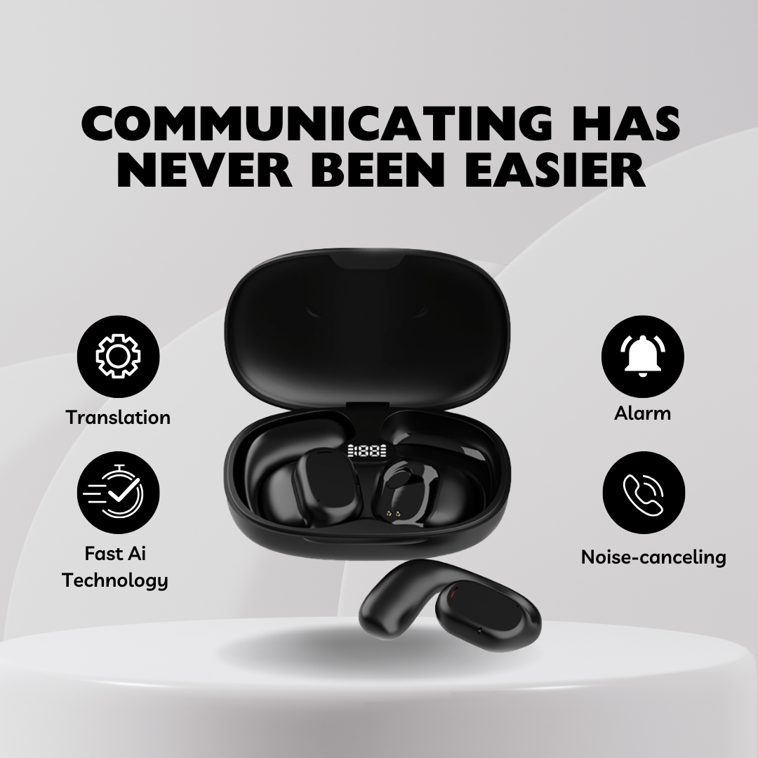 VOMLI™ AI Translator Earbuds