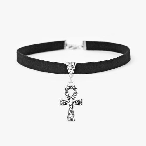 Gothic Cross Choker