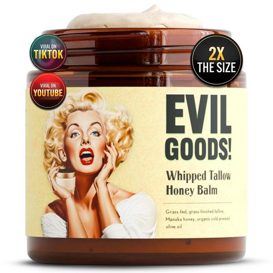 (4oz) Whipped Beef Tallow & Honey Balm
