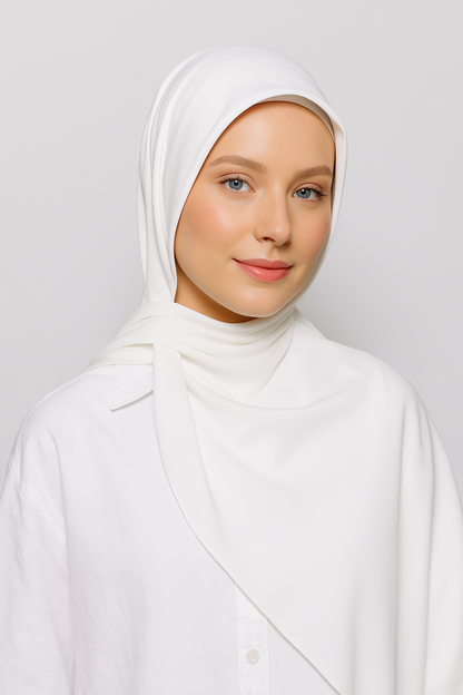 Pre-Sewn Instant Hijab | Built-in Magnets