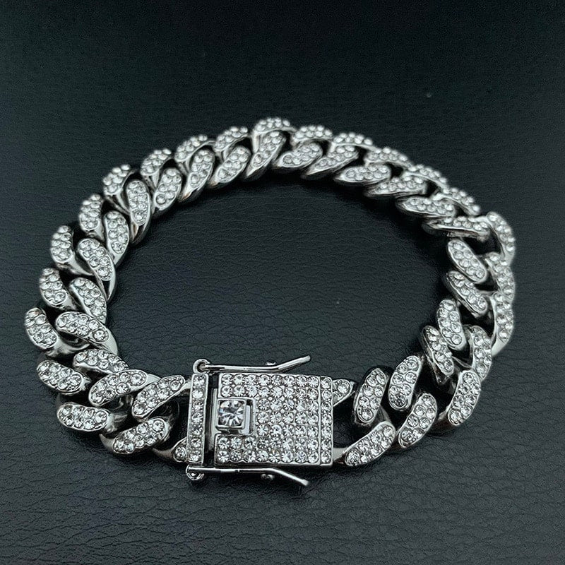 Iced Out Cuban Link Bracelet