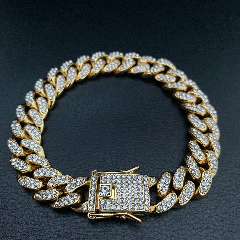 Iced Out Cuban Link Bracelet