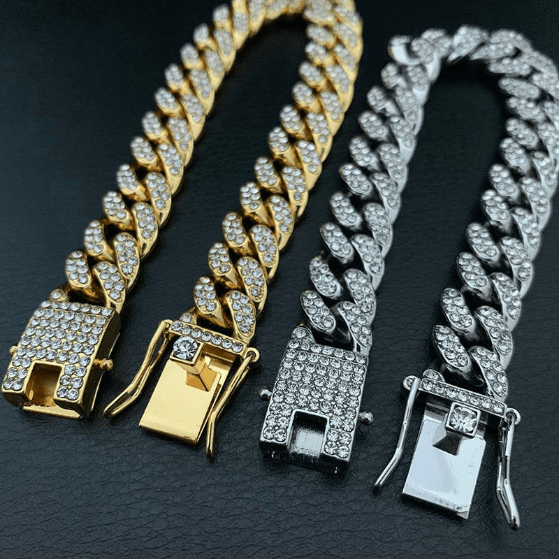 Iced Out Cuban Link Bracelet