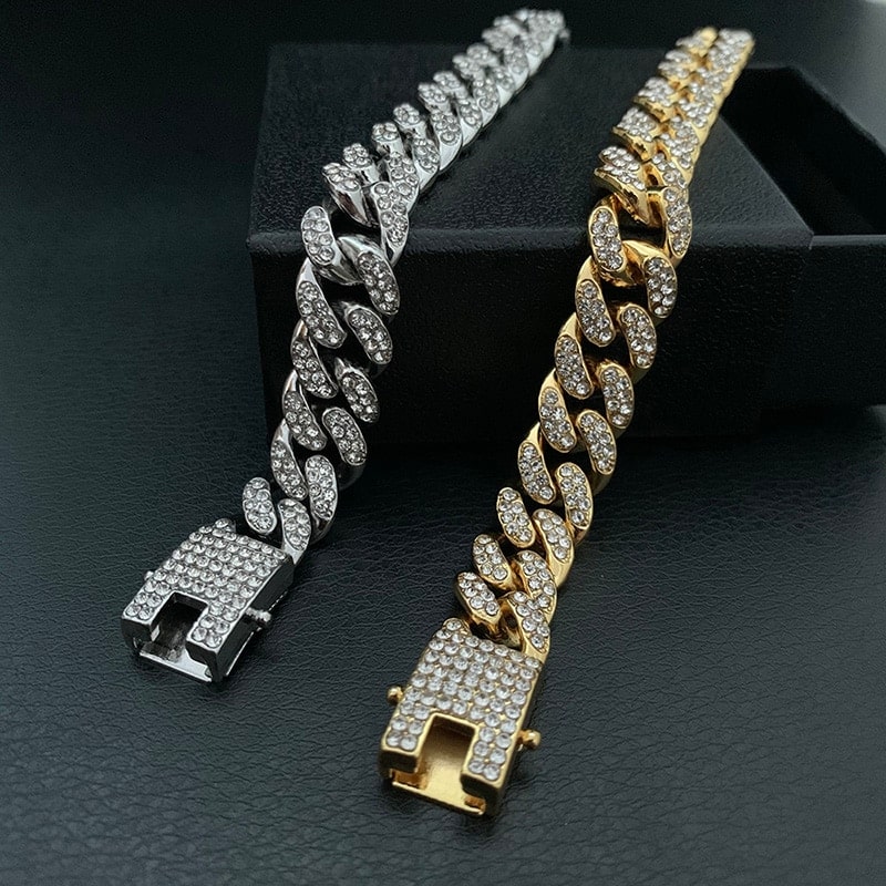 Iced Out Cuban Link Bracelet