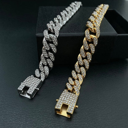Iced Out Cuban Link Bracelet